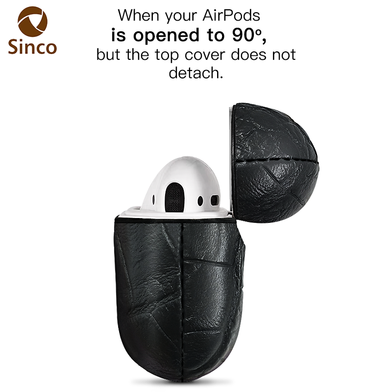 Sinco crocodile leather case for airpod