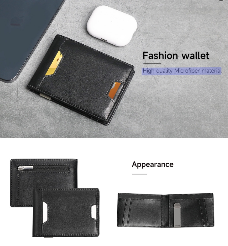 Sinco multi functional black wallet