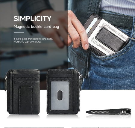 Sinco small multifunctional card wallet