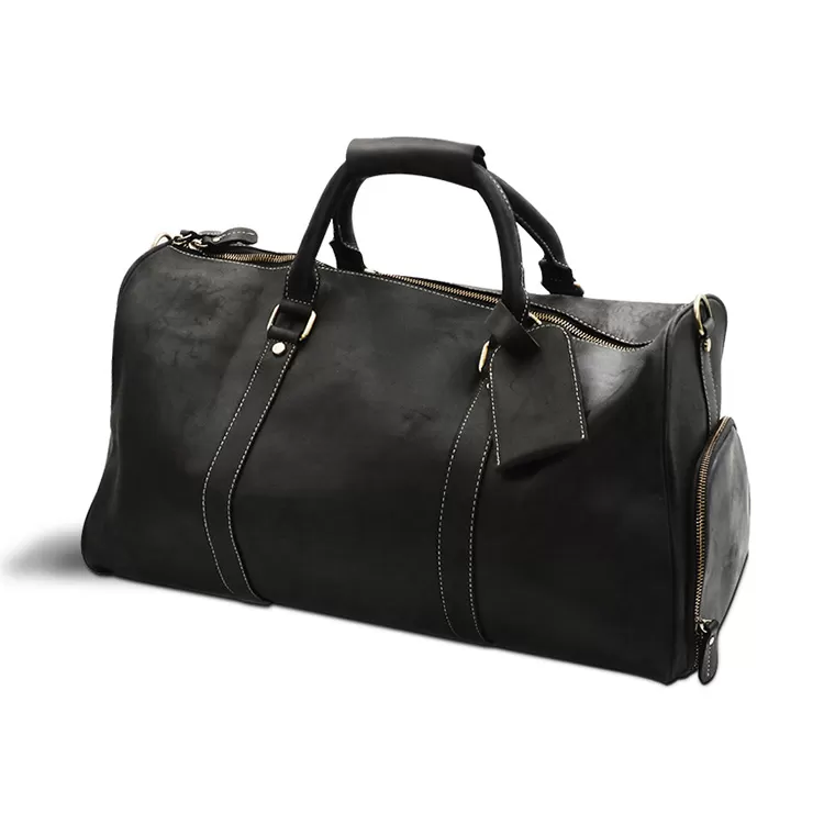 Sinco hot sales crazy horse leather business travel laptop bag for men