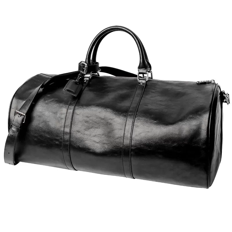 Sinco men's vegan leather duffel bag travel bag weekender bag