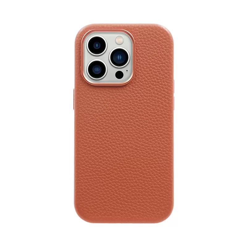 Sinco custom pu pebble leather phone case for iphone 15 pro