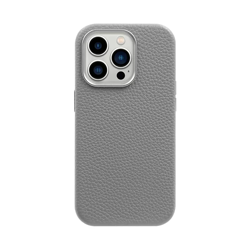 Sinco custom pu pebble leather phone case for iphone 15 pro