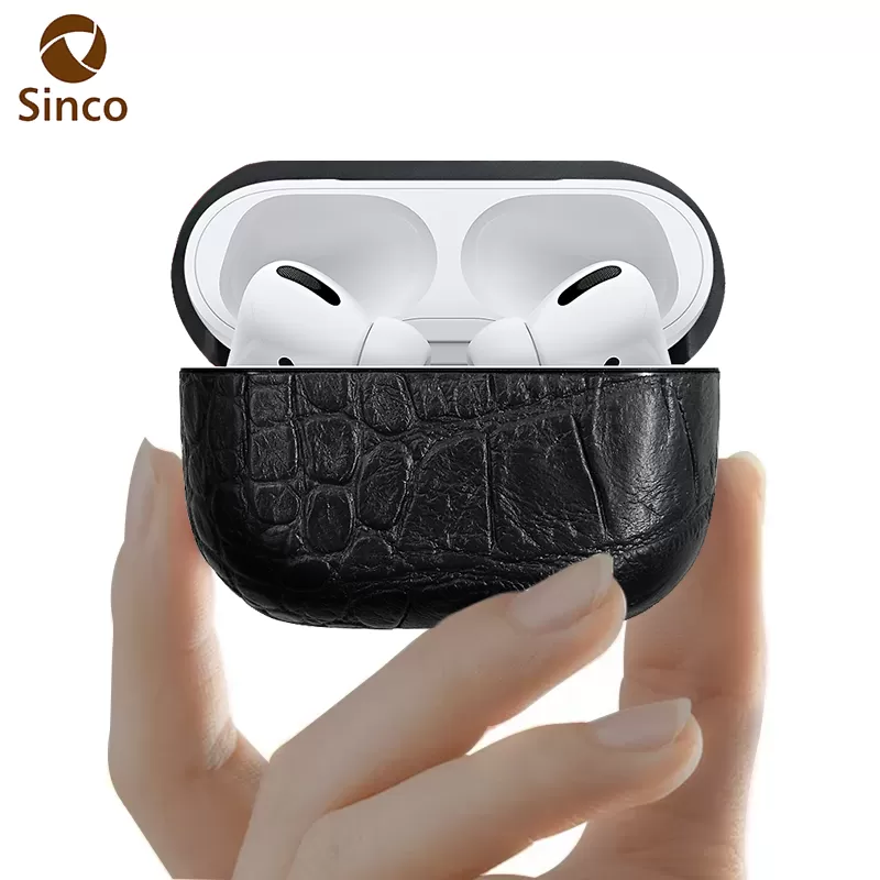 Sinco crocodile leather case for airpod