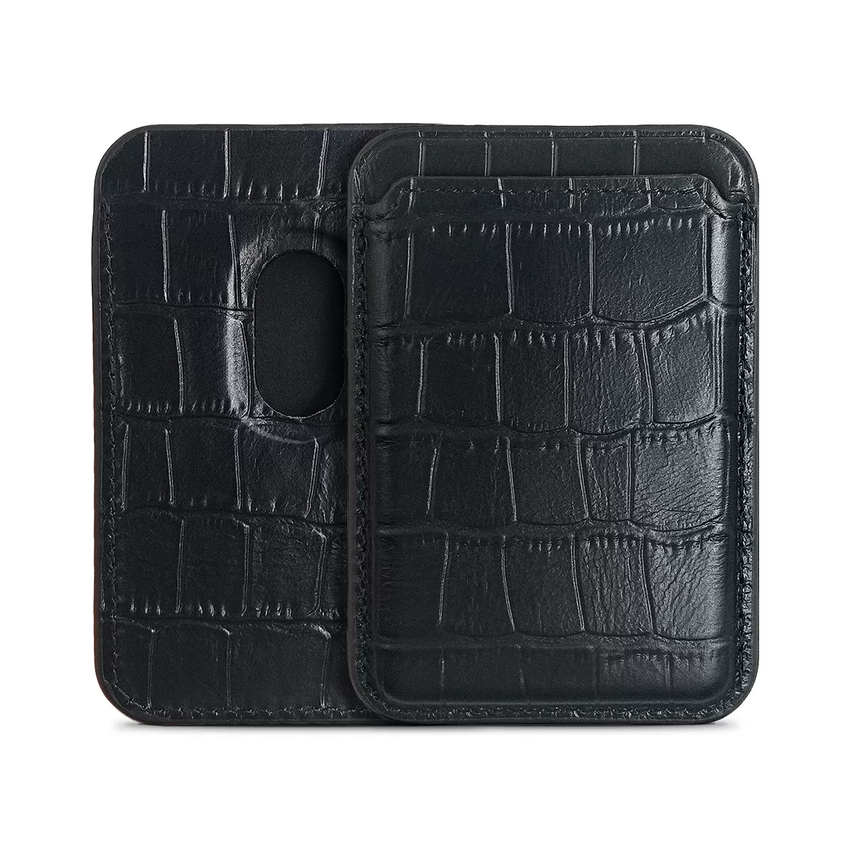 Sinco crocodile leather magsafe card holder