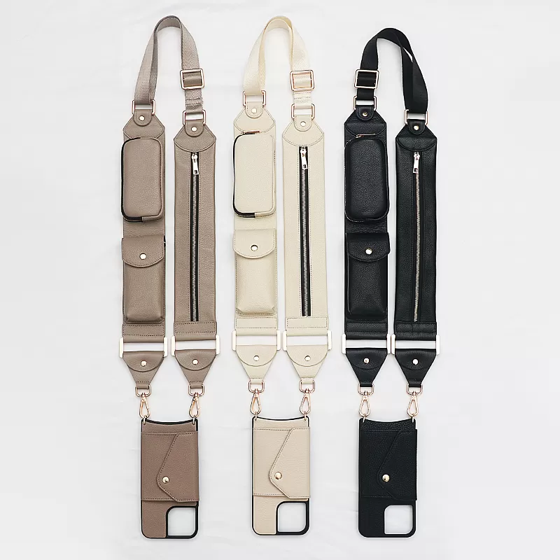 Sinco leather crossbody magsafe phone case