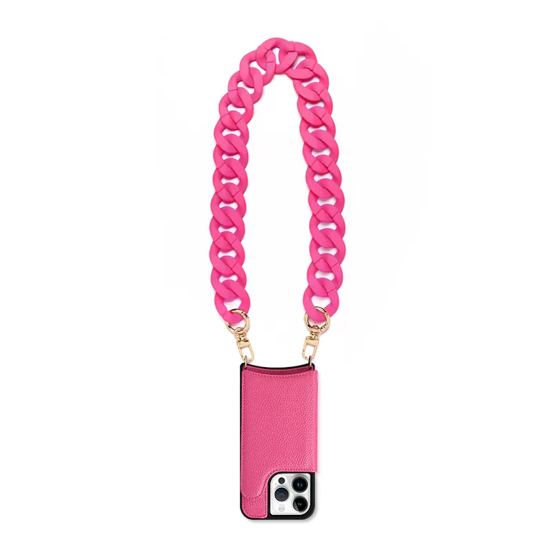 Sinco mid size chain matte pink style