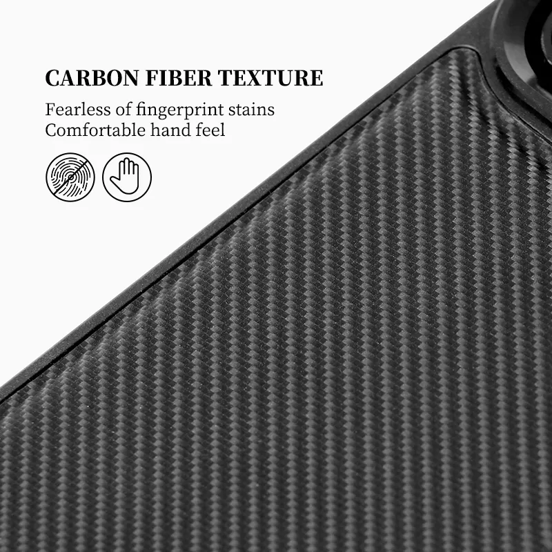 Sinco carbon fiber patterned iPhone 16 case